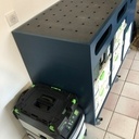 Établi type MFT avec plateau remplaçable