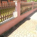 Clôture et portail en aluminium et bois