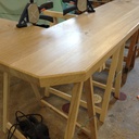 Plan de travail pour ilot central