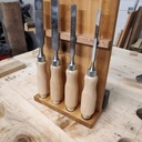 Un support aimanté pour mes ciseaux à bois