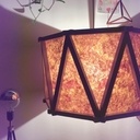 Lampe, Abat-jour suspendu