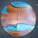 Horloge en vieux chene Ø50cm