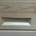 Meuble salle de bain poignée intégrée