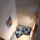 Bibliothèque en coin