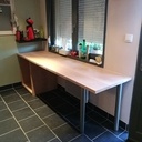 Plan de travail et caisson