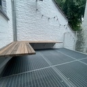 Banc extérieur flottant