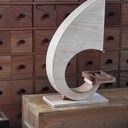 Ampli passif pour téléphone en forme de clothoide