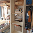 Petite bibliothèque placage Frêne