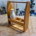 Porte bouteille de lait