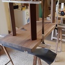 Table basse bois exotique