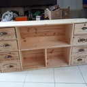 Meuble télé / Caisses de vin