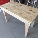 Table basse en recup, pour creche de noël