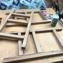 Une console facile en chêne et médium