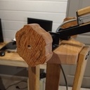 Lampe industrielle sur pied