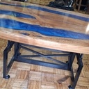 Table de salon rivière