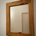 Miroir en bois rustique