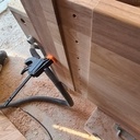 Table de salon bois métal