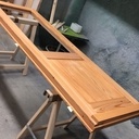 Porte d'entrée d'atelier en mélèze