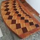 Planche à découper en bois de bout, effet Rayon