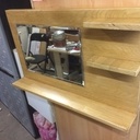 Miroir en chêne lamellé collé