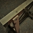 Une paire de tréteaux légers mais solides.