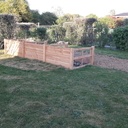 il s'intègre bien avec une partie du potager