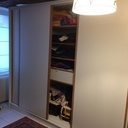 Placar en mélaminé et chêne.