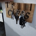 Porte clés en queue d'aronde