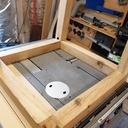 Table basse et carreaux de ciments assemblage japonais KANE TSUGI