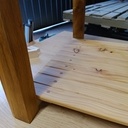 Plateau bas en Cyprès pour contreventer