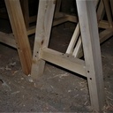 Une paire de tréteaux légers mais solides.