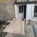 Table de salon en noyer