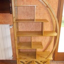 Etagère en forme de voile