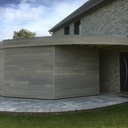 Carport avec arrondi en plein cintre