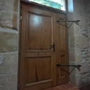 Porte d'entrée en chêne