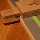 Butée de positionnement de rail de scie plongeante