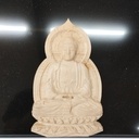 Réalisation d'un Bouddha en bois