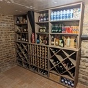 Meuble et casiers à vin
