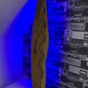 Réalisation d’une lampe en chêne