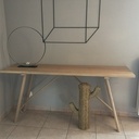 Console en chêne massif