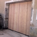 Renovation porte de grange