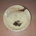 1er tournage coupole bois/résine époxy