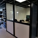 Cloisons modulaires tout en réemploi