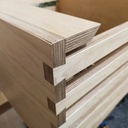 Bibliothèque suspendue en contreplaqué bouleau