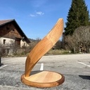 Maquette de limon d'escalier courbe