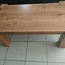Table basse en chêne.