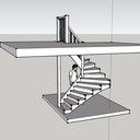 Escalier rampe sur rampe