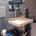 Table pour perceuse a colonne