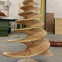 Sapin de Noël spirale