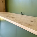 Agencement salon TV - chataignier